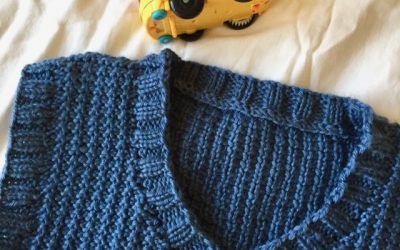 Finished Object: Textured Knit Vest